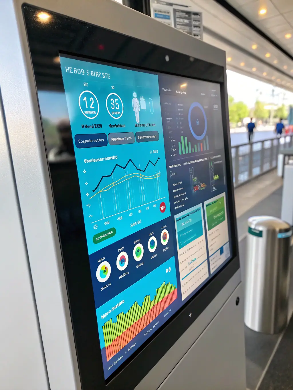 A screenshot of IdeIndus's software dashboard, displaying real-time Remaining Useful Life (RUL) predictions, diagnostic alerts, and seamless integration with existing systems.